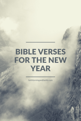 bible verses for the new year